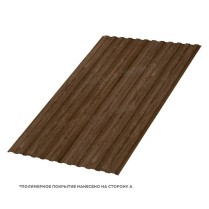 Профнастил стеновой МП-10x1100 ECOSTEEL текстурированный 0.5 Мореный Дуб