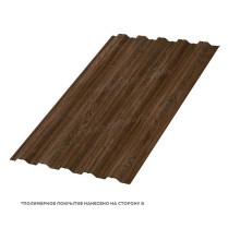 Профнастил стеновой НС-35x1000 ECOSTEEL двусторонний 0.5 Мореный Дуб