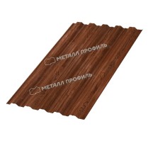 Профнастил стеновой НС-35x1000 ECOSTEEL 0.5 Мореный Дуб
