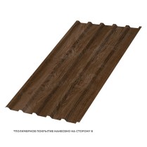 Профнастил кровельный МП-35x1035 ECOSTEEL текстурированный 0.5 МореныйДуб