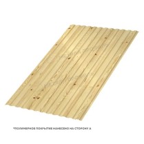 Профнастил стеновой МП-10x1100 ECOSTEEL матовый 0.5 Сосна