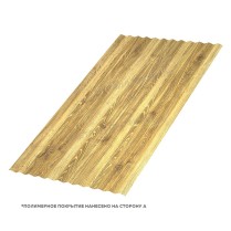 Профнастил кровельный МП-18 ECOSTEEL текстурированный 0.5 ЗолотойДуб
