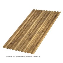 Профнастил кровельный С-44x1000 ECOSTEEL матовый 0.5 ЗолотойДуб